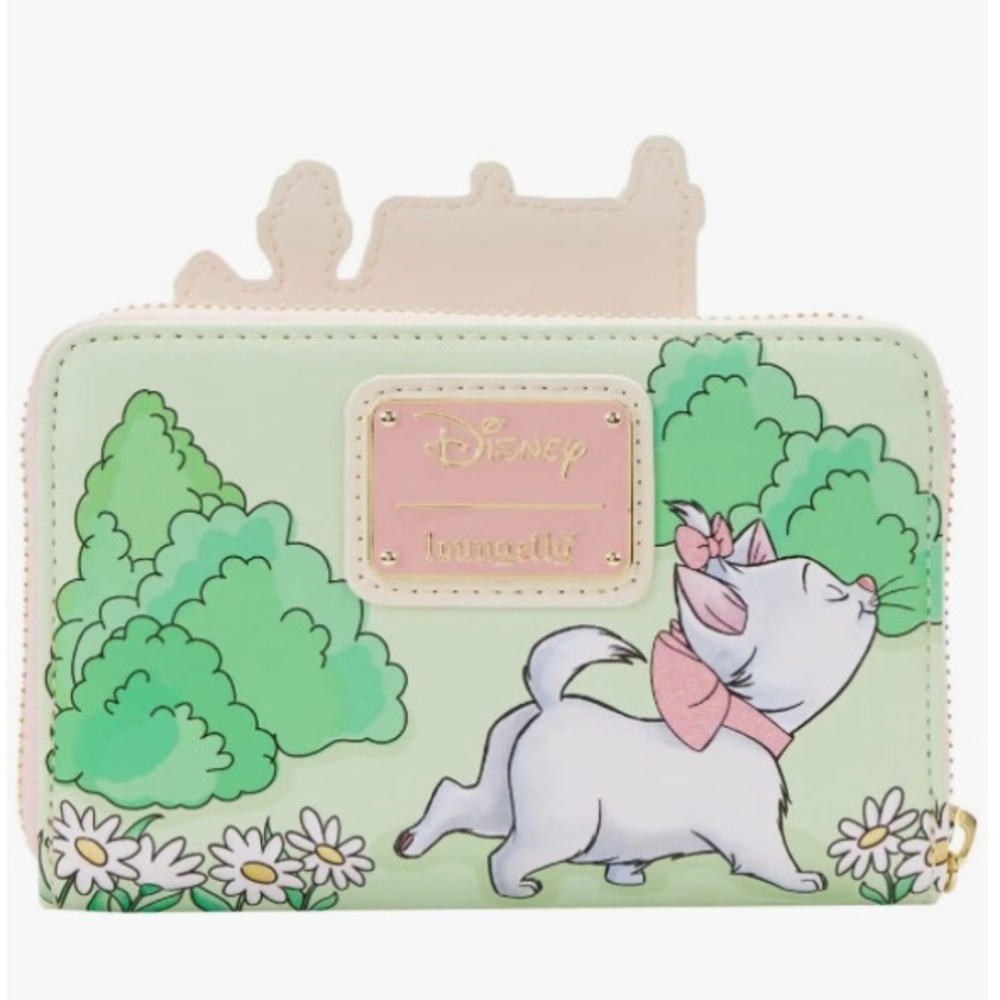 Loungefly Disney The Aristocats Marie House Zip Around Wallet NWT